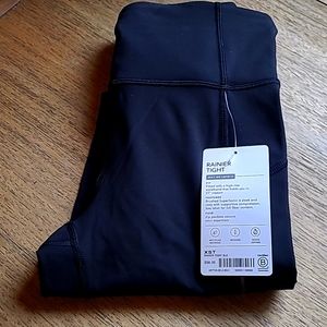 NWT Athleta Rainier Tight black XS-T